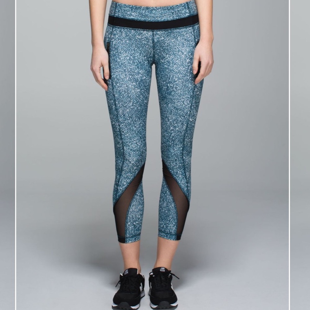 lululemon Inspire Tight II Full-On Luxtreme Pebble Print Size 6